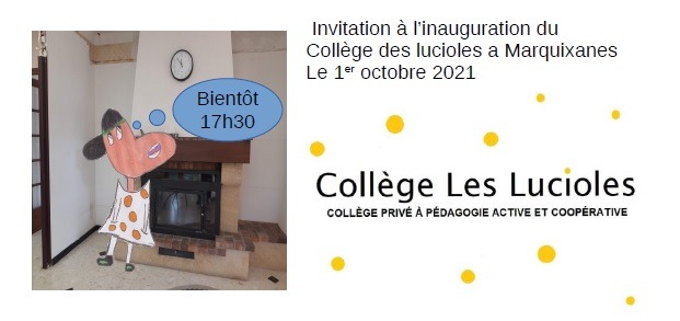 flyer d'inauguration